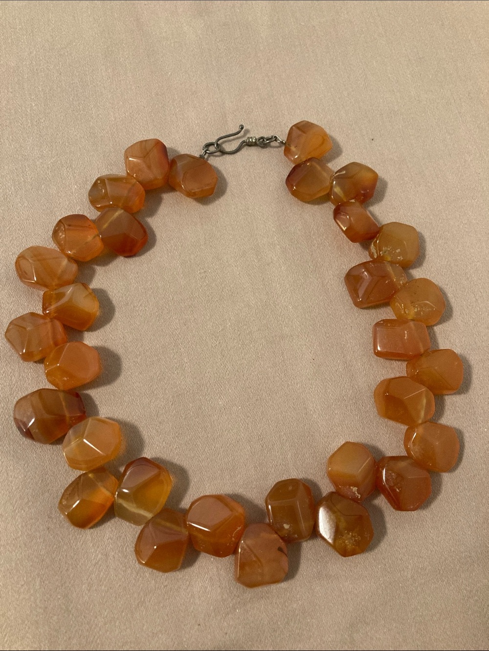 Vintage Boutique Artisan Carnelian Chunky Necklace